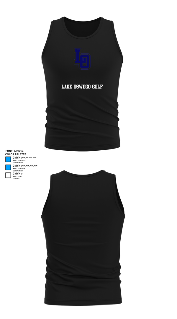 Tank Top, Lake Oswego Golf, Golf, Teamtime, Team time, sublimation, custom sports apparel, team uniforms, spirit wear, spiritwear, sports uniforms, custom shirts, team store, custom team store, fundraiser sports, apparel fundraiser