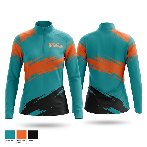 Quarter Zip Jacket, WAVE, Baseball, Teamtime, Team time, sublimation, custom sports apparel, team uniforms, spirit wear, spiritwear, sports uniforms, custom shirts, team store, custom team store, fundraiser sports, apparel fundraiser