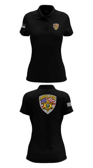 Womens Short Sleeve Performance Polo, Caldwell County Sheriff's Office, , Teamtime, Team time, sublimation, custom sports apparel, team uniforms, spirit wear, spiritwear, sports uniforms, custom shirts, team store, custom team store, fundraiser sports, apparel fundraiser