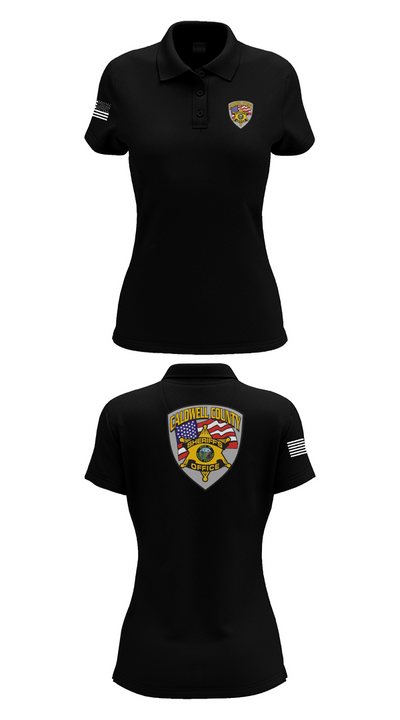 Caldwell County Sheriff's Office 64628956 Women's Short Sleeve Performance Polo  - 33