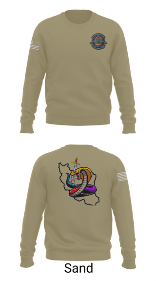 Crew Neck Sweatshirt, Iran DCIT, Army, Teamtime, Team time, sublimation, custom sports apparel, team uniforms, spirit wear, spiritwear, sports uniforms, custom shirts, team store, custom team store, fundraiser sports, apparel fundraiser