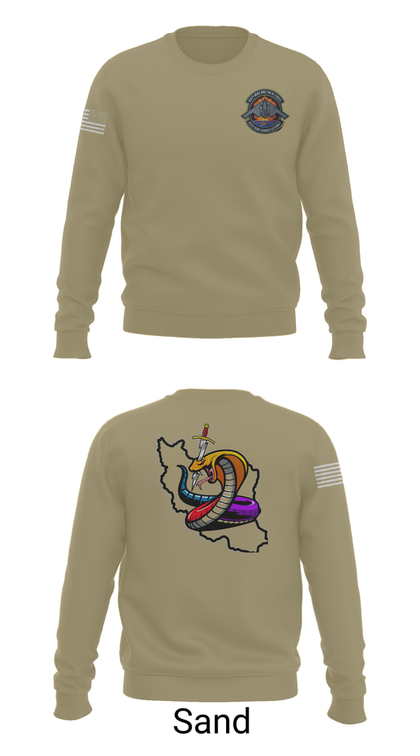 Crew Neck Sweatshirt, Iran DCIT, Army, Teamtime, Team time, sublimation, custom sports apparel, team uniforms, spirit wear, spiritwear, sports uniforms, custom shirts, team store, custom team store, fundraiser sports, apparel fundraiser