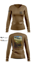 ODB SYRIA 35627311 Women's Long Sleeve V-neck Shirt - 2