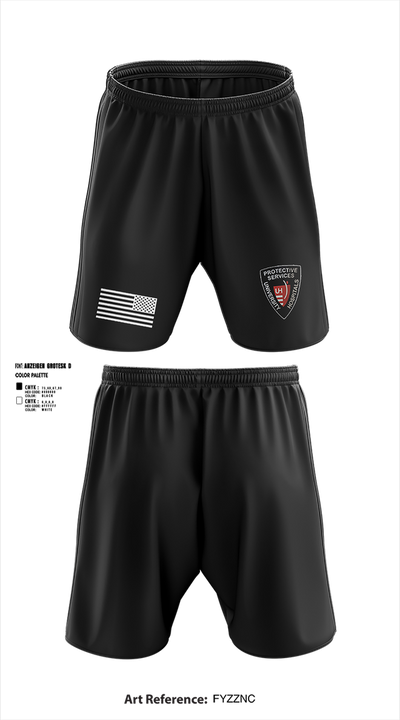 University Hospitals Protective Services 16435901 Athletic Shorts With Pockets - 3