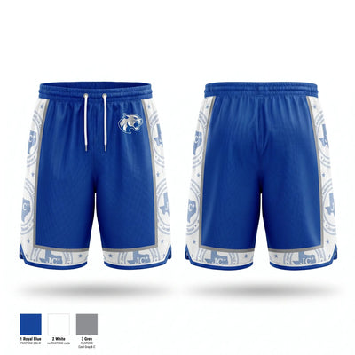 Jarrell Middle School Basketball Mens Reversible Basketball Shorts - 1
