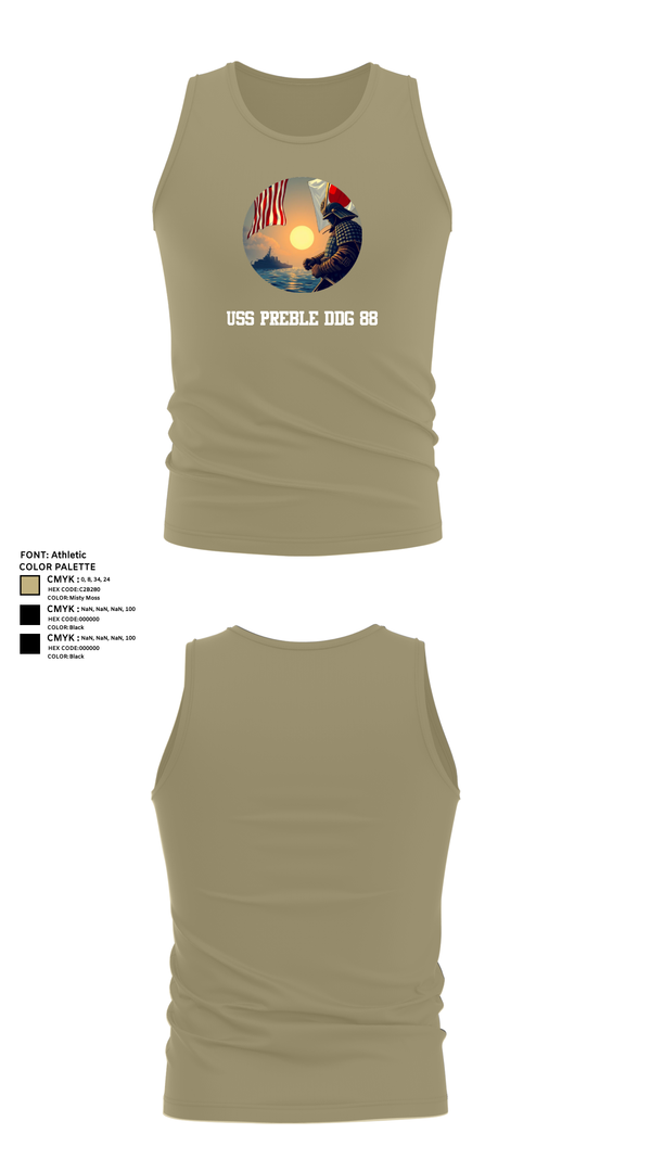 Tank Top, Uss Preble DDG 88, , Teamtime, Team time, sublimation, custom sports apparel, team uniforms, spirit wear, spiritwear, sports uniforms, custom shirts, team store, custom team store, fundraiser sports, apparel fundraiser
