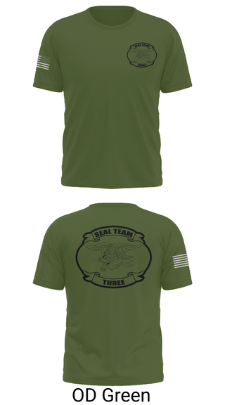 Old School Cotton Feel Shirt, SEAL team 3, Navy, Teamtime, Team time, sublimation, custom sports apparel, team uniforms, spirit wear, spiritwear, sports uniforms, custom shirts, team store, custom team store, fundraiser sports, apparel fundraiser
