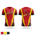 Michigan Redbirds 12992409 Short Sleeve Performance Shirt - 1