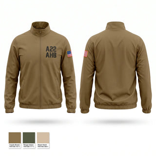 Windbreaker, A/2-2 AHB, Army, Teamtime, Team time, sublimation, custom sports apparel, team uniforms, spirit wear, spiritwear, sports uniforms, custom shirts, team store, custom team store, fundraiser sports, apparel fundraiser