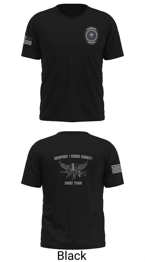 Short Sleeve Performance Shirt, Newport / Cocke County Swat, Police, Teamtime, Team time, sublimation, custom sports apparel, team uniforms, spirit wear, spiritwear, sports uniforms, custom shirts, team store, custom team store, fundraiser sports, apparel fundraiser