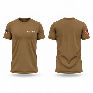 Old School Cotton Feel Shirt, Thunderbirds, Army, Teamtime, Team time, sublimation, custom sports apparel, team uniforms, spirit wear, spiritwear, sports uniforms, custom shirts, team store, custom team store, fundraiser sports, apparel fundraiser
