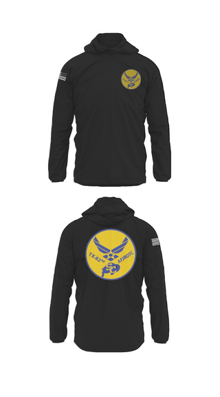 Windbreaker, Samuel Clemens Tx-82 AFJROTC, Air Force, Teamtime, Team time, sublimation, custom sports apparel, team uniforms, spirit wear, spiritwear, sports uniforms, custom shirts, team store, custom team store, fundraiser sports, apparel fundraiser