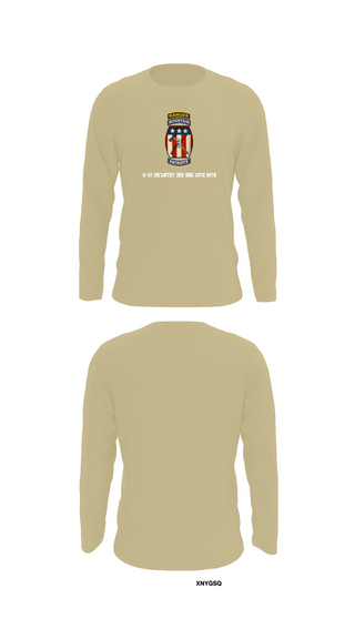 Long Sleeve Performance Shirt, 2-47 infantry 3rd BRG 10th MTN, Army, Teamtime, Team time, sublimation, custom sports apparel, team uniforms, spirit wear, spiritwear, sports uniforms, custom shirts, team store, custom team store, fundraiser sports, apparel fundraiser