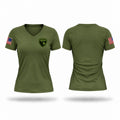 CCISDPD 52102724 Women's Short Sleeve V-neck Shirt - 1