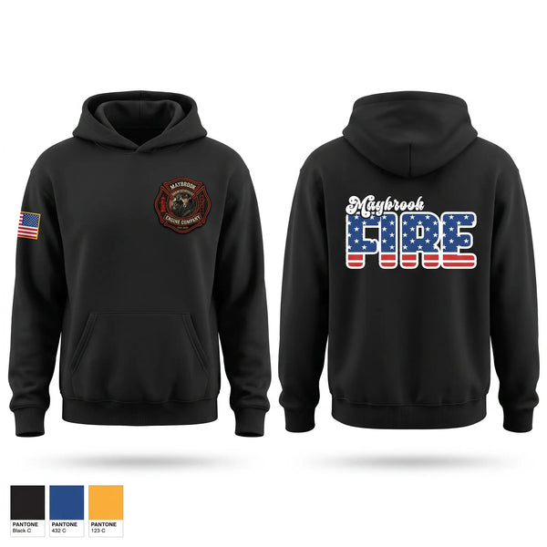 Hoodie, Maybrook Fire Department, Fire Department, Teamtime, Team time, sublimation, custom sports apparel, team uniforms, spirit wear, spiritwear, sports uniforms, custom shirts, team store, custom team store, fundraiser sports, apparel fundraiser