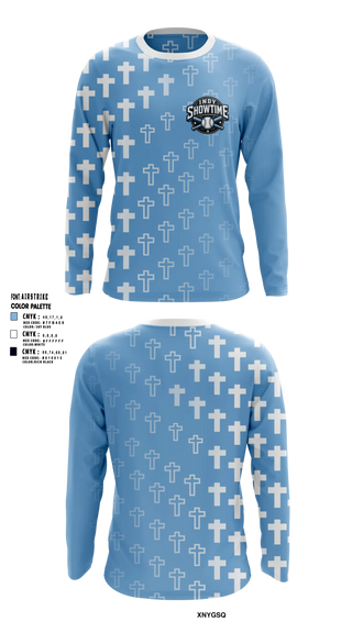 Long Sleeve Performance Shirt, Indy Showtime, Baseball, Teamtime, Team time, sublimation, custom sports apparel, team uniforms, spirit wear, spiritwear, sports uniforms, custom shirts, team store, custom team store, fundraiser sports, apparel fundraiser
