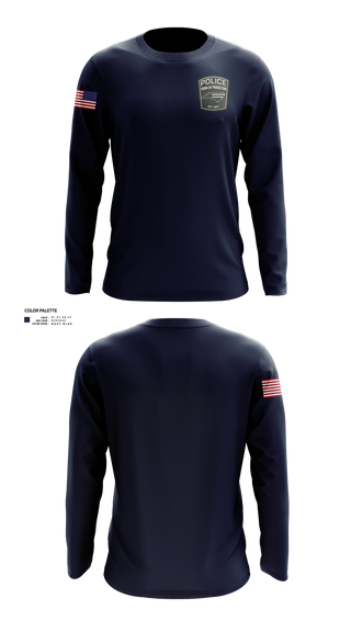 Long Sleeve Performance Shirt, Princeton Police Department, Police, Teamtime, Team time, sublimation, custom sports apparel, team uniforms, spirit wear, spiritwear, sports uniforms, custom shirts, team store, custom team store, fundraiser sports, apparel fundraiser