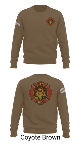 Crew Neck Sweatshirt, City of Lake Geneva Fire Department, , Teamtime, Team time, sublimation, custom sports apparel, team uniforms, spirit wear, spiritwear, sports uniforms, custom shirts, team store, custom team store, fundraiser sports, apparel fundraiser