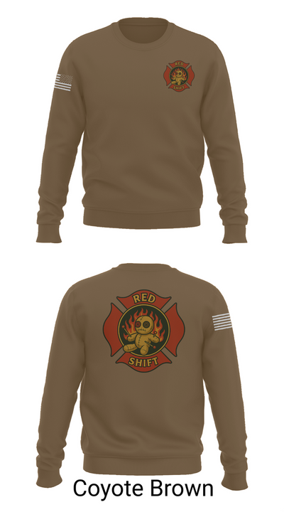 City of Lake Geneva Fire Department 76395935 Crew Neck Sweatshirt - 5