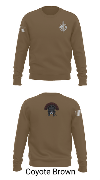 Crew Neck Sweatshirt, HQ PLT, A CO, USDB BN (CORR), , Teamtime, Team time, sublimation, custom sports apparel, team uniforms, spirit wear, spiritwear, sports uniforms, custom shirts, team store, custom team store, fundraiser sports, apparel fundraiser