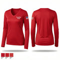 Paradise Point 18364104 Women's Long Sleeve V-neck Shirt - 1