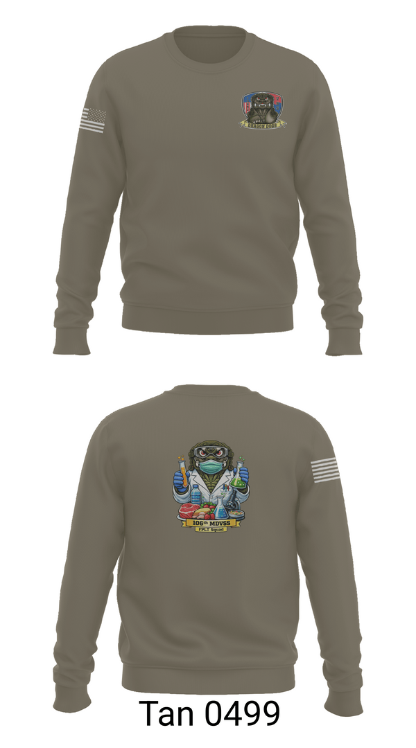 Crew Neck Sweatshirt, 106th MDVSS, Army, Teamtime, Team time, sublimation, custom sports apparel, team uniforms, spirit wear, spiritwear, sports uniforms, custom shirts, team store, custom team store, fundraiser sports, apparel fundraiser