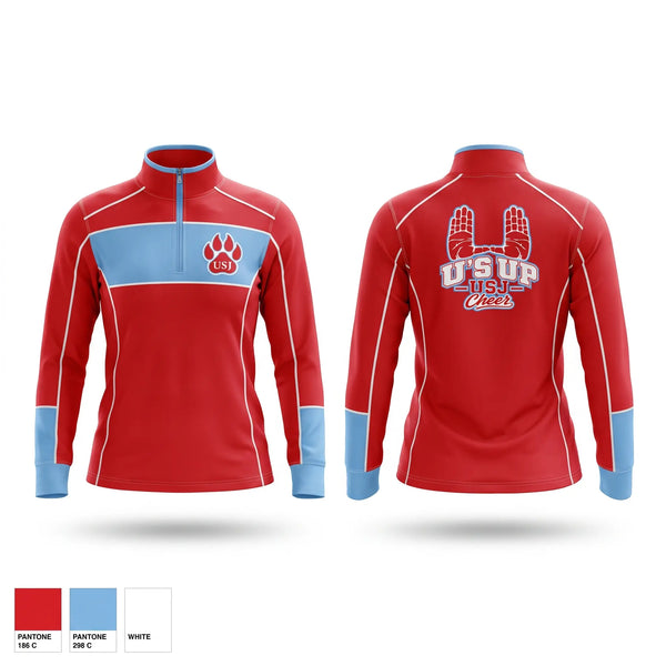 Quarter Zip Jacket, USJ Bruins, Spirit Store, Teamtime, Team time, sublimation, custom sports apparel, team uniforms, spirit wear, spiritwear, sports uniforms, custom shirts, team store, custom team store, fundraiser sports, apparel fundraiser