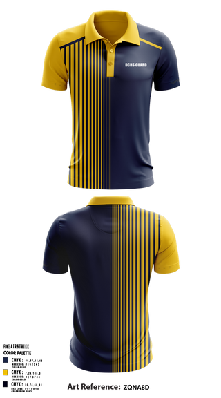 Short Sleeve Performance Polo, DCHS guard, Spirit Store, Teamtime, Team time, sublimation, custom sports apparel, team uniforms, spirit wear, spiritwear, sports uniforms, custom shirts, team store, custom team store, fundraiser sports, apparel fundraiser