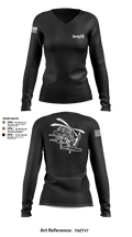 B Co. 2-147 87495418 Women's Long Sleeve V-neck Shirt - 7