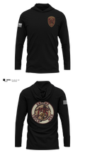 Full House Long Sleeve Performance Shirt with hood - 7