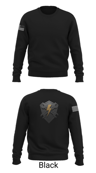 Crew Neck Sweatshirt, GSE, Army, Teamtime, Team time, sublimation, custom sports apparel, team uniforms, spirit wear, spiritwear, sports uniforms, custom shirts, team store, custom team store, fundraiser sports, apparel fundraiser