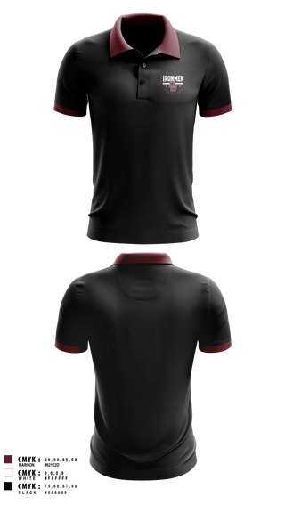 Short Sleeve Performance Polo, Don Bosco Ironmen Wrestling, Wrestling, Teamtime, Team time, sublimation, custom sports apparel, team uniforms, spirit wear, spiritwear, sports uniforms, custom shirts, team store, custom team store, fundraiser sports, apparel fundraiser