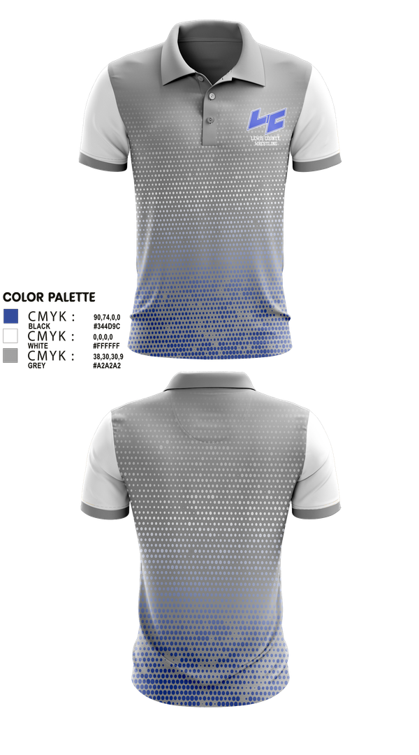Short Sleeve Performance Polo, Lewis County High School Wrestling, Wrestling, Teamtime, Team time, sublimation, custom sports apparel, team uniforms, spirit wear, spiritwear, sports uniforms, custom shirts, team store, custom team store, fundraiser sports, apparel fundraiser