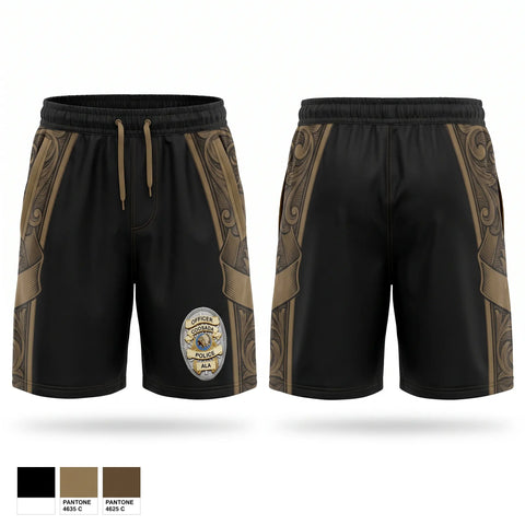 Athletic Shorts With Pockets, Coosada Police Department, Police, Teamtime, Team time, sublimation, custom sports apparel, team uniforms, spirit wear, spiritwear, sports uniforms, custom shirts, team store, custom team store, fundraiser sports, apparel fundraiser