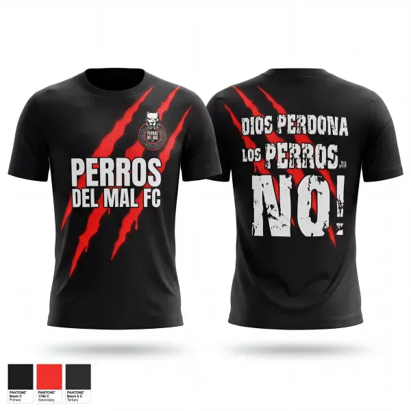 Short Sleeve Performance Shirt, PERROS DEL MAL FC, Men's Soccer, Teamtime, Team time, sublimation, custom sports apparel, team uniforms, spirit wear, spiritwear, sports uniforms, custom shirts, team store, custom team store, fundraiser sports, apparel fundraiser