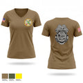 DES Women's Short Sleeve V-neck Shirt - 1