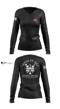 192nd Firefighter Detachment Women's Long Sleeve V-neck Shirt - 3 (1)