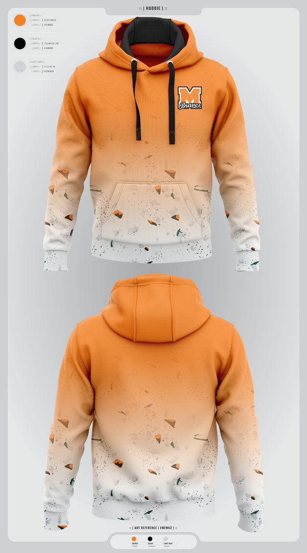 Hoodie, Menahga Braves, Women's Basketball, Teamtime, Team time, sublimation, custom sports apparel, team uniforms, spirit wear, spiritwear, sports uniforms, custom shirts, team store, custom team store, fundraiser sports, apparel fundraiser