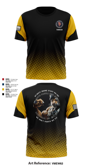 Short Sleeve Performance Shirt, AFJROTC MS-081 DRONE TEAM, , Teamtime, Team time, sublimation, custom sports apparel, team uniforms, spirit wear, spiritwear, sports uniforms, custom shirts, team store, custom team store, fundraiser sports, apparel fundraiser