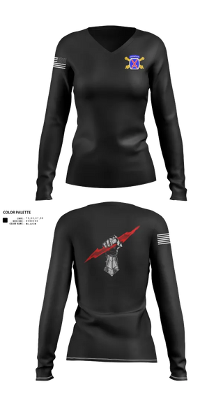 Womens Long Sleeve Vneck Shirt, 10mtn FIST, , Teamtime, Team time, sublimation, custom sports apparel, team uniforms, spirit wear, spiritwear, sports uniforms, custom shirts, team store, custom team store, fundraiser sports, apparel fundraiser