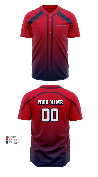 Full Button Baseball Jersey, Three Star Athletics, Baseball, Teamtime, Team time, sublimation, custom sports apparel, team uniforms, spirit wear, spiritwear, sports uniforms, custom shirts, team store, custom team store, fundraiser sports, apparel fundraiser