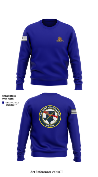 Crew Neck Sweatshirt, NTAG RED RIVER, Navy, Teamtime, Team time, sublimation, custom sports apparel, team uniforms, spirit wear, spiritwear, sports uniforms, custom shirts, team store, custom team store, fundraiser sports, apparel fundraiser