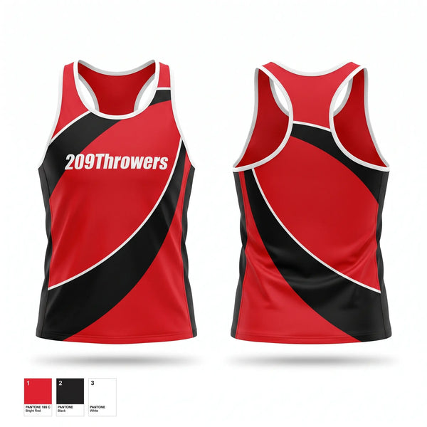 Mens Track Singlet, 209Throwers, Track & Field, Teamtime, Team time, sublimation, custom sports apparel, team uniforms, spirit wear, spiritwear, sports uniforms, custom shirts, team store, custom team store, fundraiser sports, apparel fundraiser