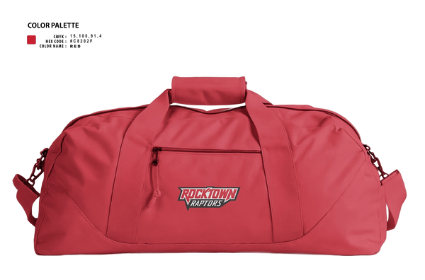 Duffle Bag, Rocktown High School Basketball, Men's Basketball, Teamtime, Team time, sublimation, custom sports apparel, team uniforms, spirit wear, spiritwear, sports uniforms, custom shirts, team store, custom team store, fundraiser sports, apparel fundraiser
