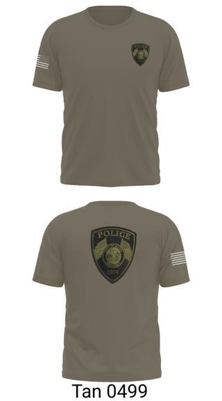 Old School Cotton Feel Shirt, Hazen Police, Police, Teamtime, Team time, sublimation, custom sports apparel, team uniforms, spirit wear, spiritwear, sports uniforms, custom shirts, team store, custom team store, fundraiser sports, apparel fundraiser