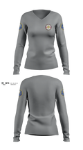 Arkansas Supreme Court Police Women's Long Sleeve V-neck Shirt - 3