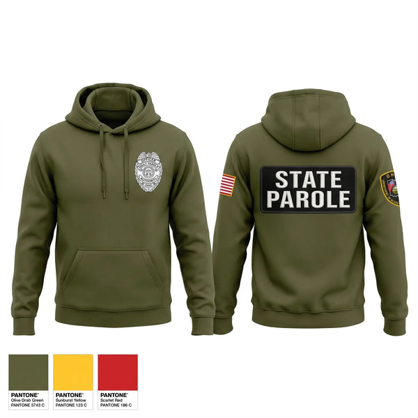 Hoodie, State Parole, Police, Teamtime, Team time, sublimation, custom sports apparel, team uniforms, spirit wear, spiritwear, sports uniforms, custom shirts, team store, custom team store, fundraiser sports, apparel fundraiser