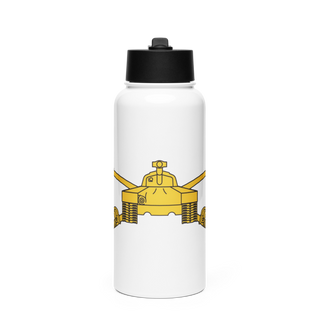 Charlie Company 120th INF 49997555 Stainless Steel Water Bottle with a Straw Lid