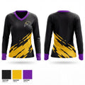Wright Panthers 24494361 Women's Long Sleeve V-neck Shirt - 1