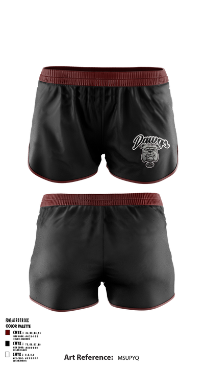Sobrato HS Bulldogs 65561027 Womens Soccer Shorts - 3